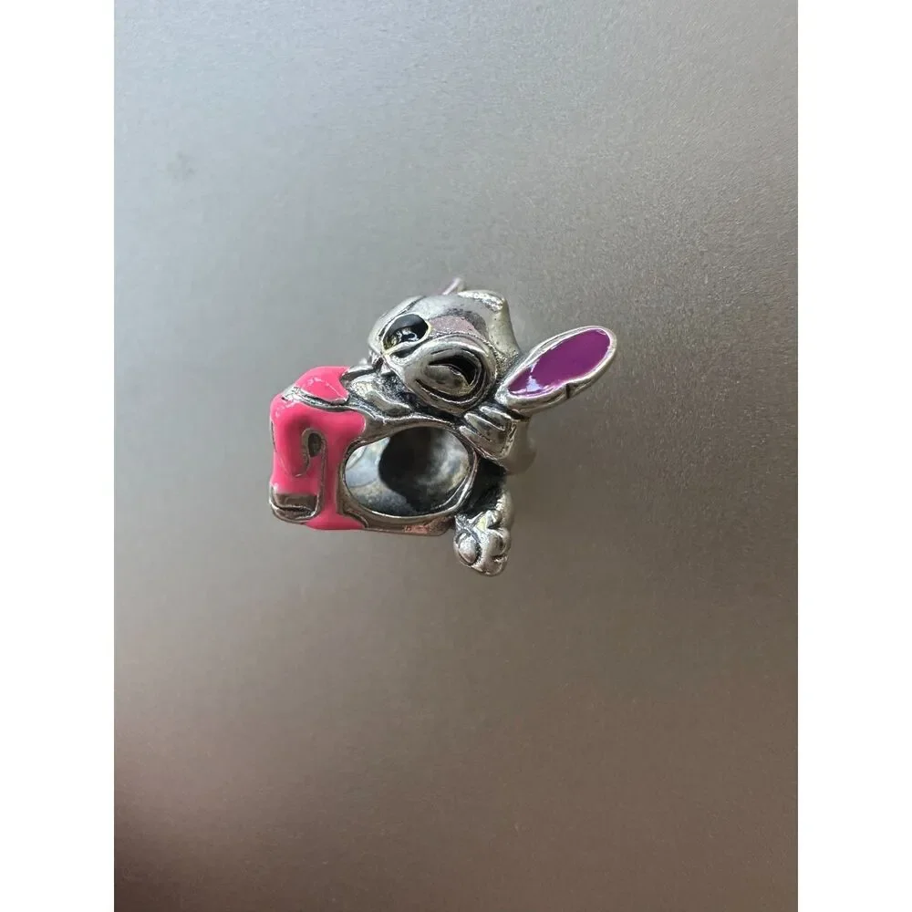 NWOT Lilo & Stitch Birthday Cake Disney x Pandora FIT Silver Charm